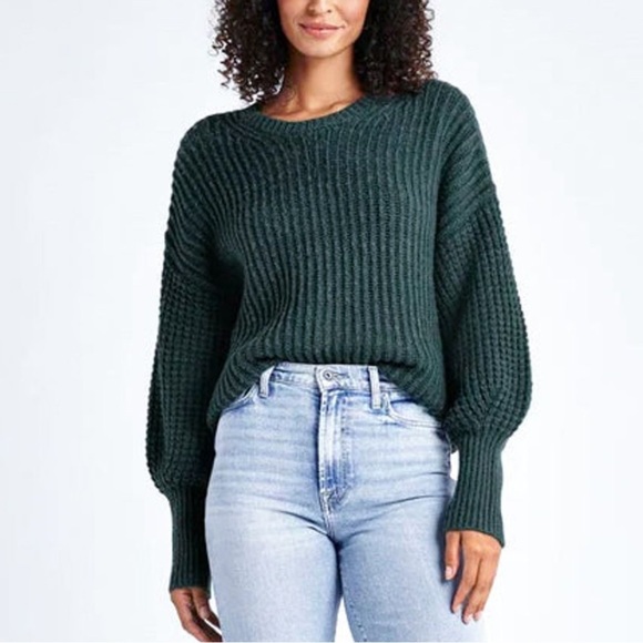 Splendid “Sarah” Wool/Cashmere Blend Sweater In Balsam Small New Without Tags! - Picture 1 of 9